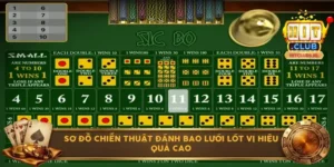 Sơ đồ chiến thuật đánh bao lưới lót vị hiệu quả cao